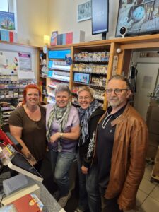 Nettes "get together": v.l.n.r: Christina, Chefin Brigitte Brenn, Ulli und Ing. Paul Hofer